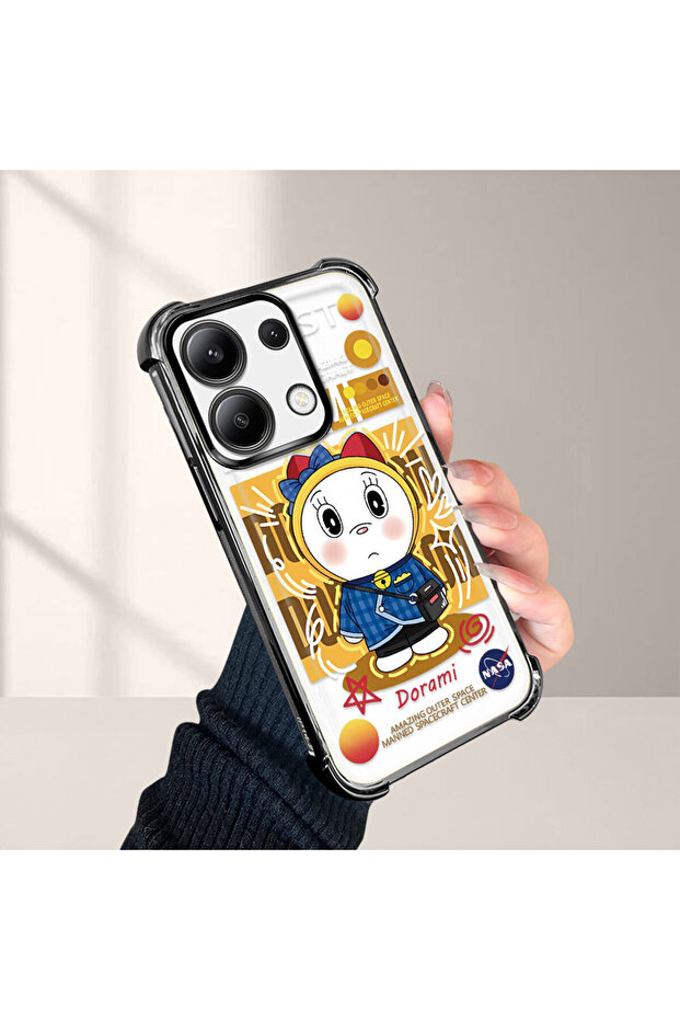 حافظة حماية من السيليكون الشفاف المتوافقة مع هاتف Redmi Note 13 من Doraemon - 5