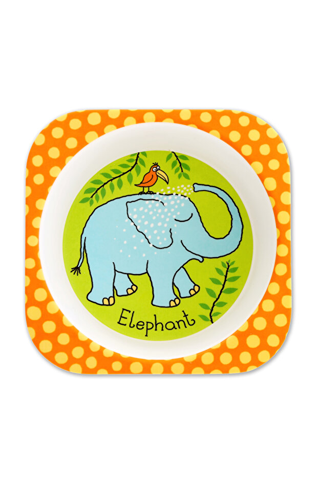 Matte Melamine Food Bowl Jungle