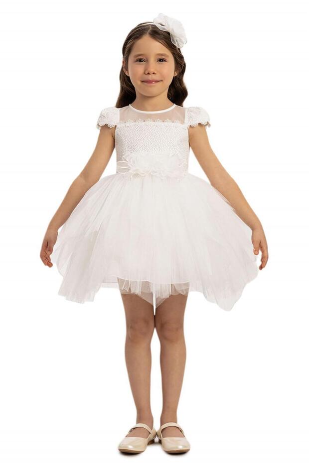 White Sparkle Tulle Dress