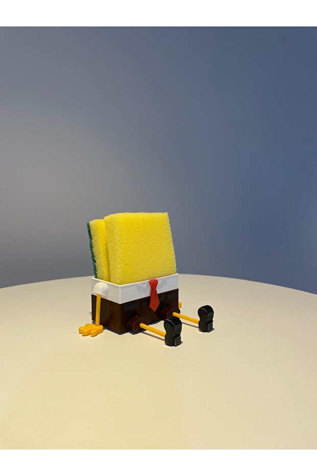 Spongebob Shaped Sponge Holder Sponge Rack - 1