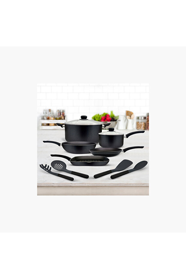 Milano 11-Piece Aluminium Cookware Set