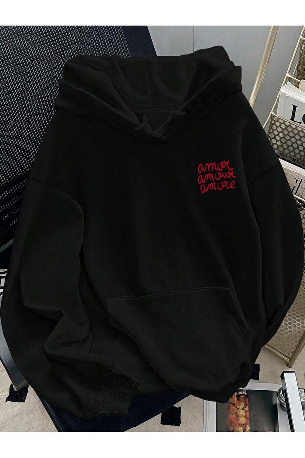 KAPÜŞONLU SWETSHİRT - 1