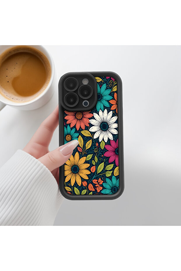 حافظة هاتف من السيليكون الناعم الرقيق بنمط أسود متوافقة مع هاتف Redmi Note 14 - 6