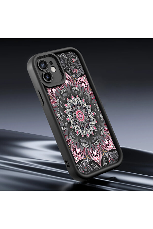 Redmi Note 14 Compatible Black Pattern Thin Soft Silicone Phone Case - 6