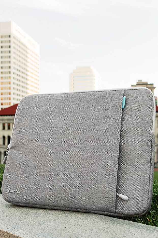 A13F2G2 16 حافظة للكمبيوتر المحمول ديفندر-A13 باللون الرمادي الداكن - 1