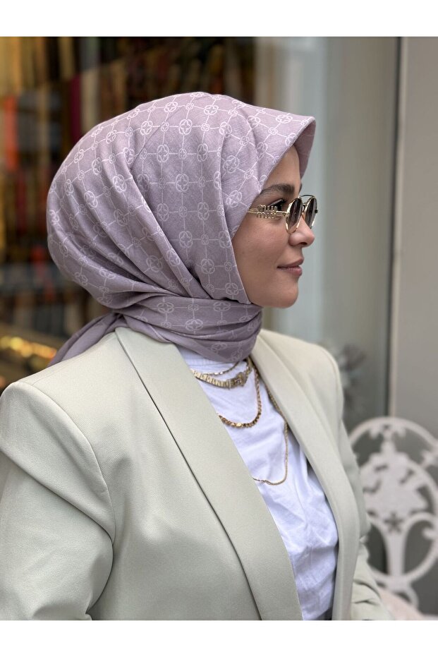 Elegance Monogram Eşarp - 2