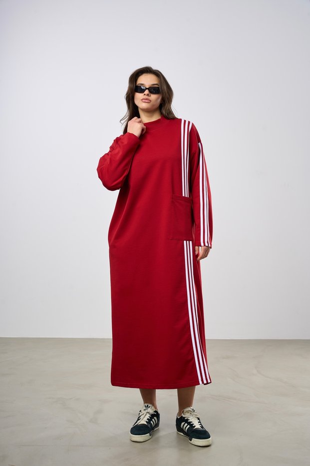Striped 2-Thread Fabric Dress | 5000 | 44-50