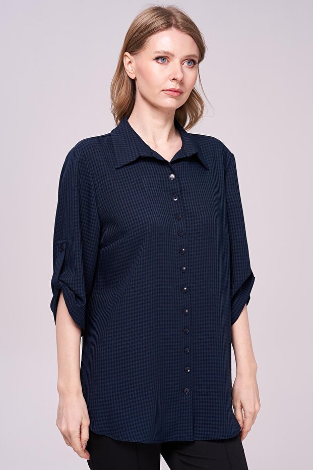 Ekose Gömlek-Bluz - 1