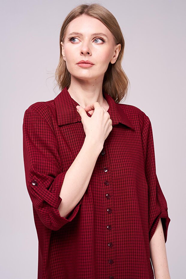 Ekose Gömlek-Bluz - 4