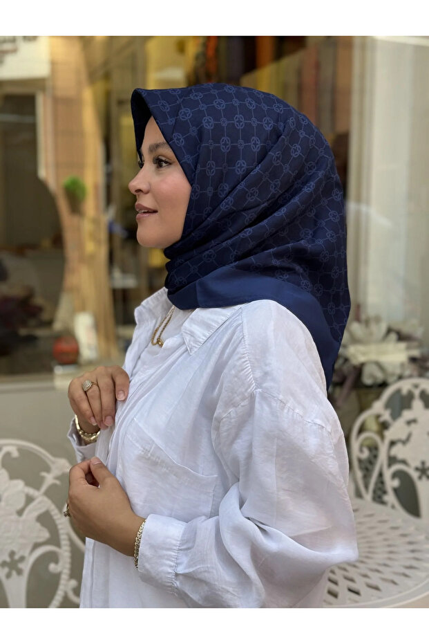 Elegance Monogram Eşarp - 3