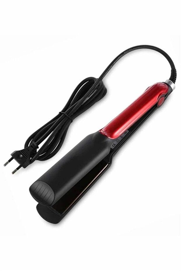 مكواة مسطحة من السيراميك احترافية مع ميزة الأيونات، مريحة للاستخدام اليومي - 3