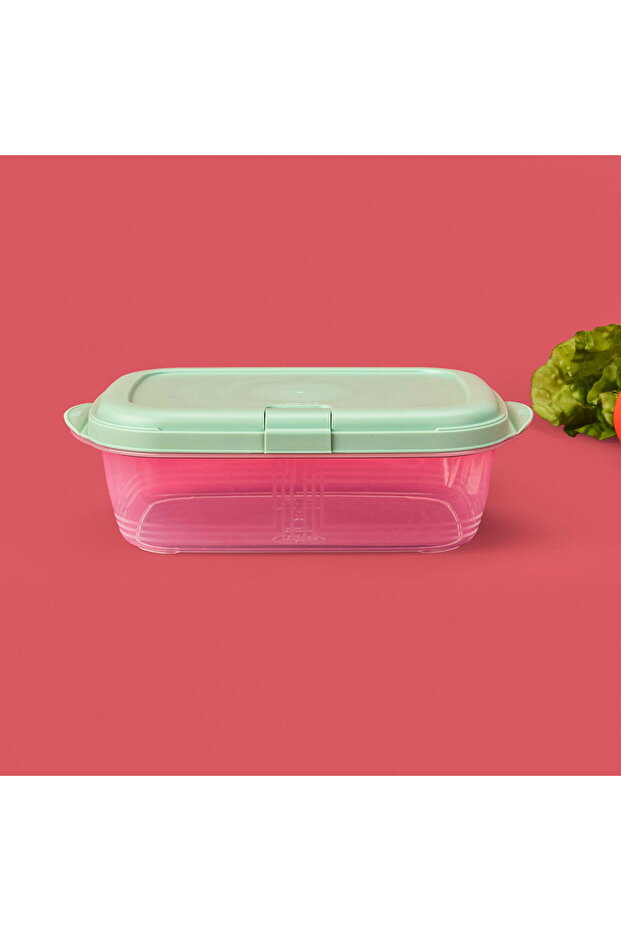 Life Rectangular Push up Storage Container - Assorti - 2 Lt - 2