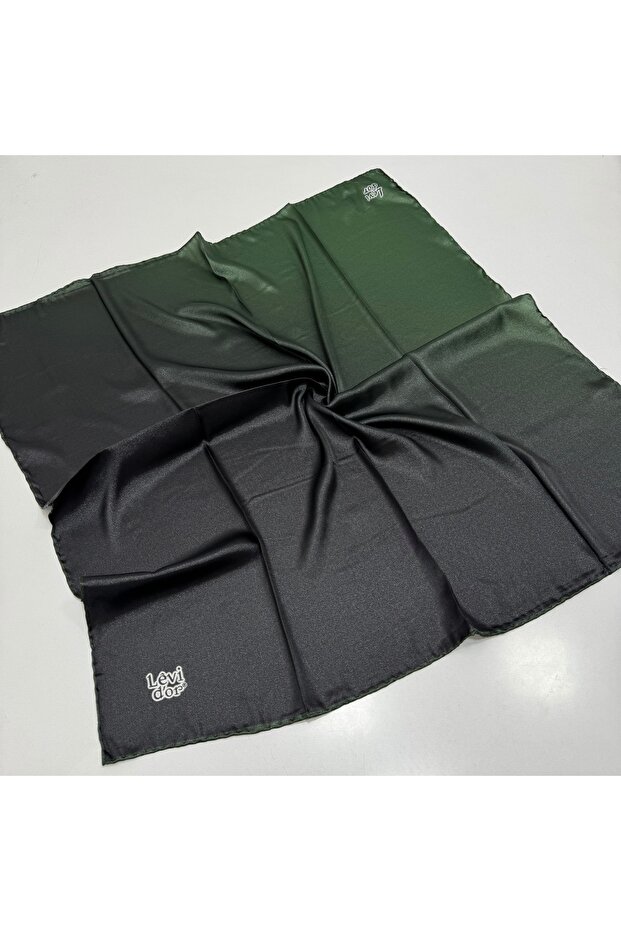 Gradient Pattern Sparkling Crystal Scarf - 1