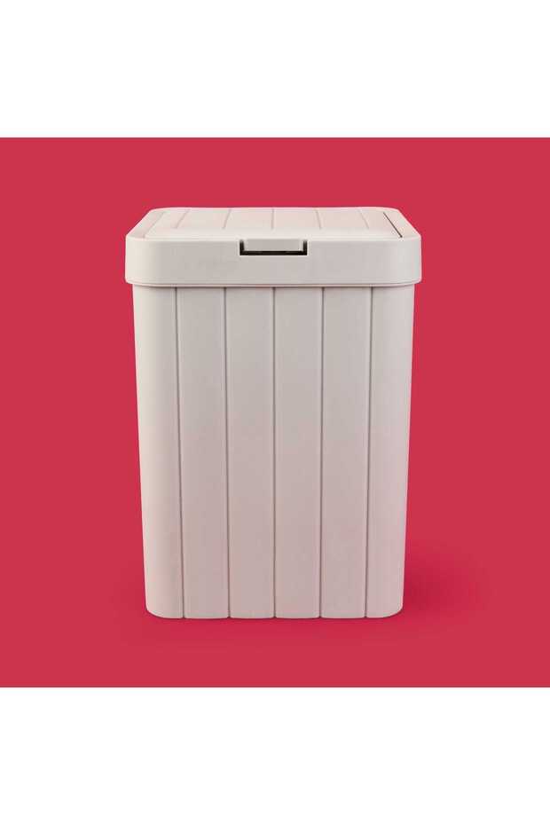 Çöp Kovası - Bej - 28 cm - 2