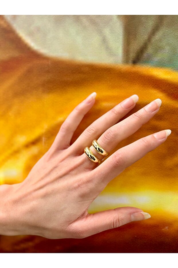 خاتم بومبيلي ذو المظهر المميز مكون من قطعتين - 4