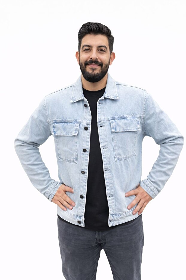 JACHETĂ JEANS - 1