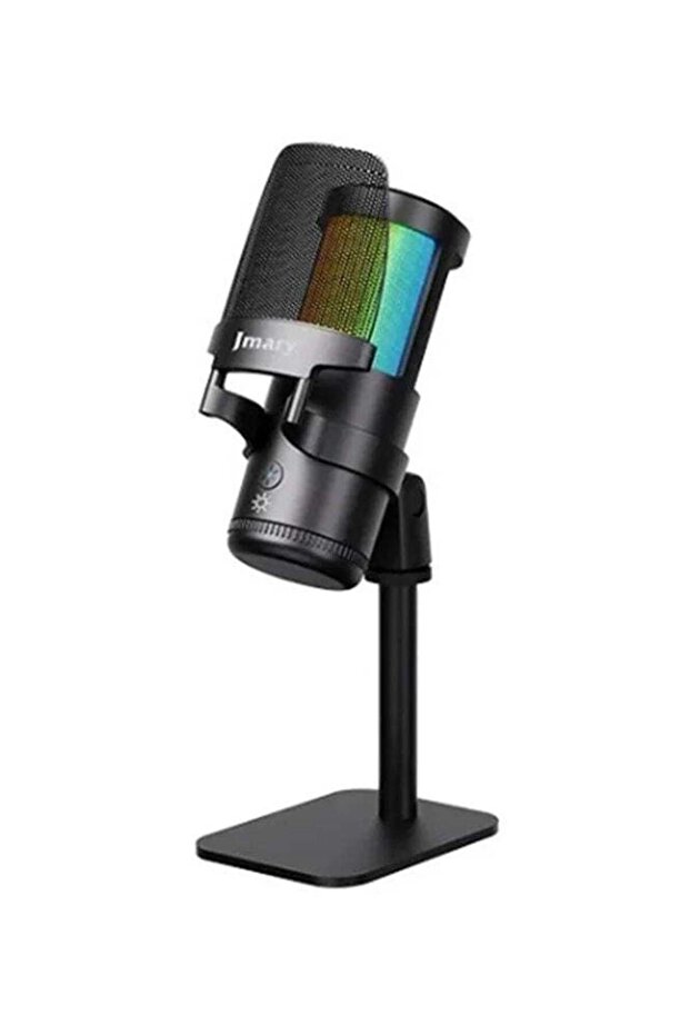 MC-PW13 Zero Latency USB Desktop Microphone with RGB Lighting – Plug & Play Condenser Mic
