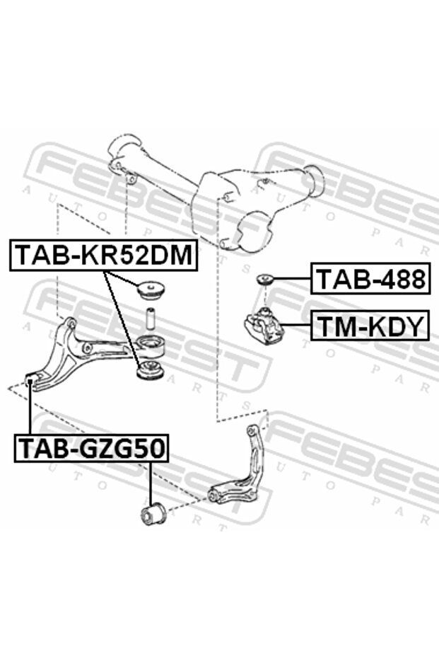 حامل الترس التفاضلي الأمامي - TAB-488 - 3
