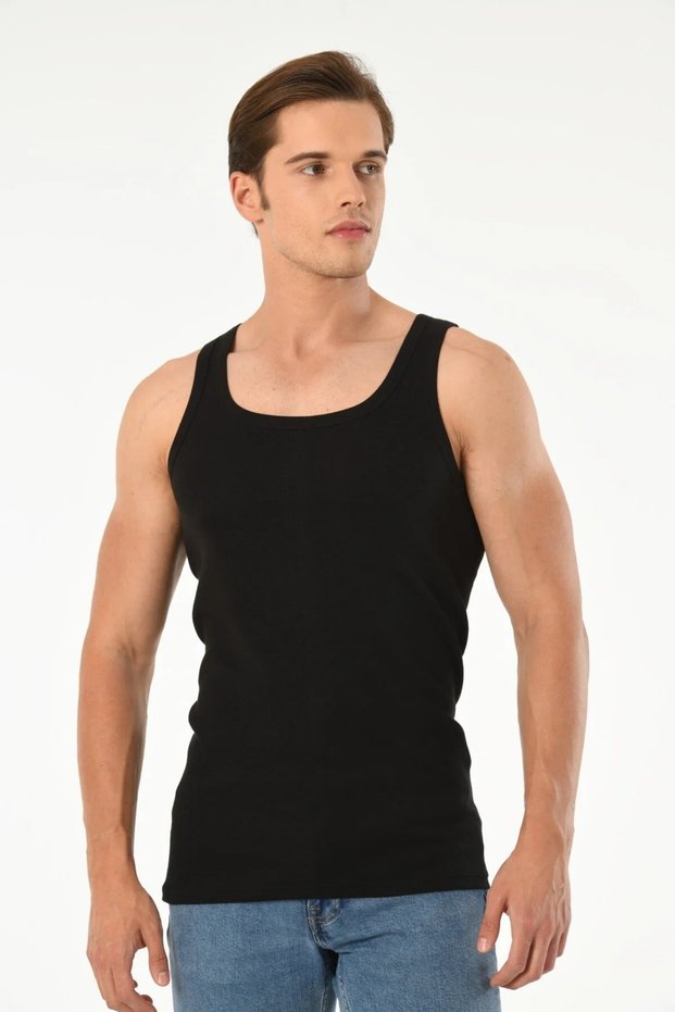 10 Pieces Strappy Ribbed Woven Rambo Men's Athlete 1St Quality Made from 100% Cotton Yarns.