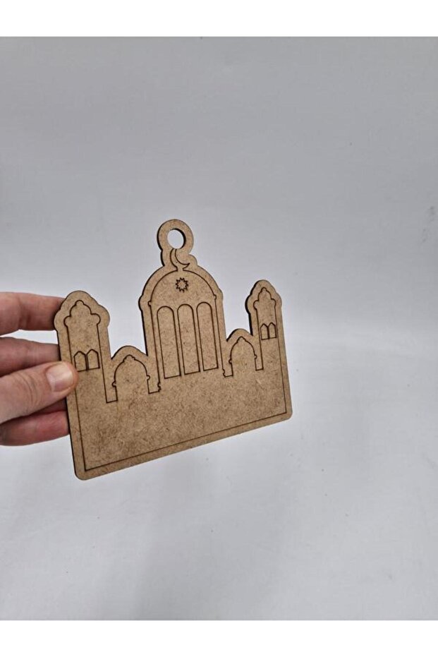 10 Pieces Wooden Ramadan Figure Painting Design a School DIY Activity Art 15