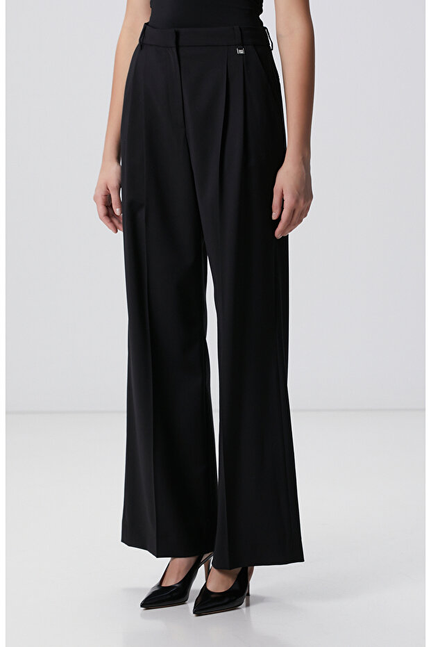 Siyah Yün Pantolon - 2