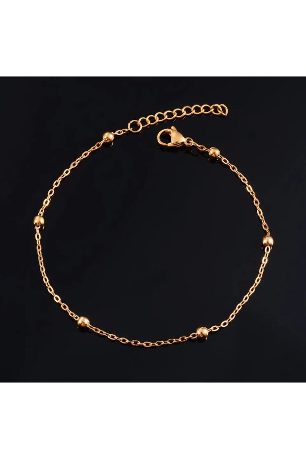Women's Elegant Bracelet with Ball Chain Detail