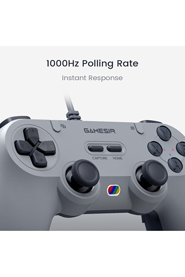 Tegenaria T3 Lite Kablolu Controller Retro Gri Switch, Windows PC, Steam , Android ,Ios - 2