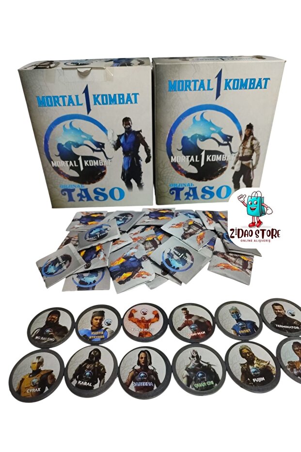 Mortal Kombat Taso Set 15 Pieces of Game Tasos