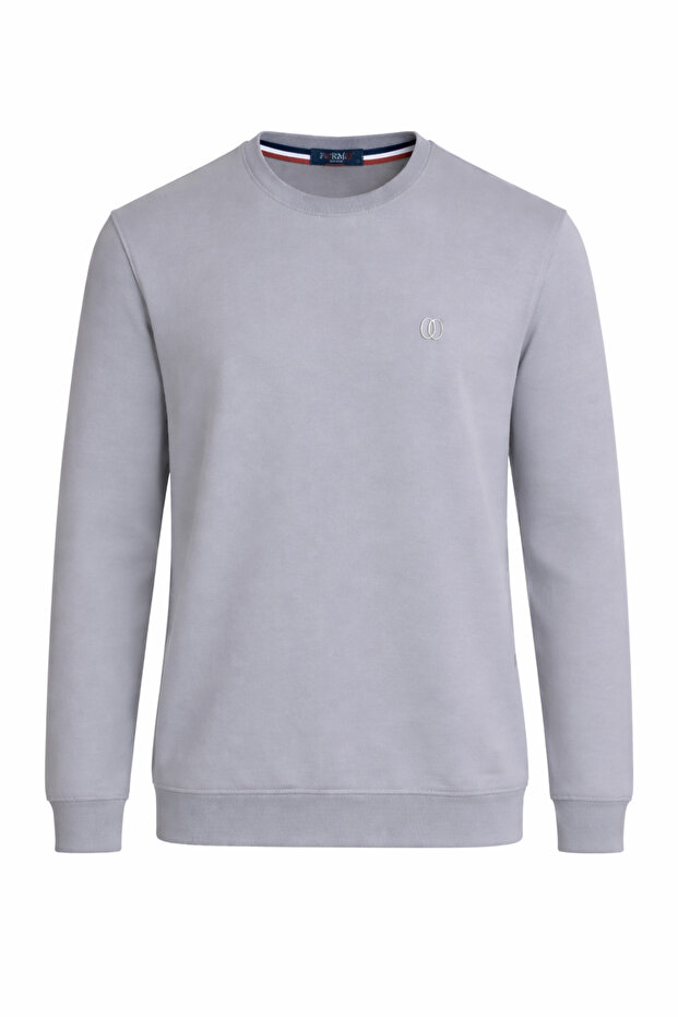 Men's Cotton Crew Neck High Quality Long Sleeve Compact Sweatshirt