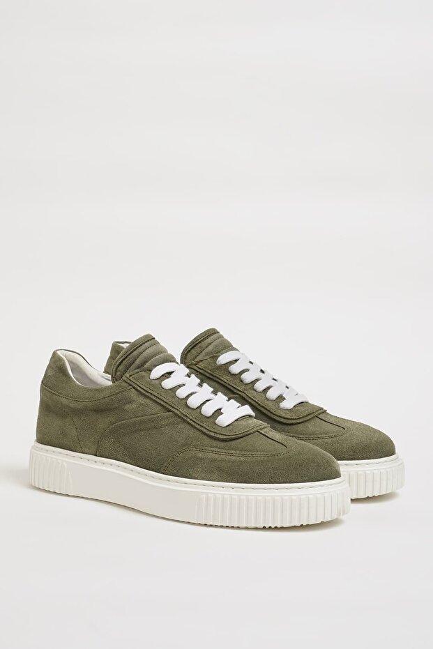 Ramus Model Combination Leather Eva Sole Sneaker Shoes
