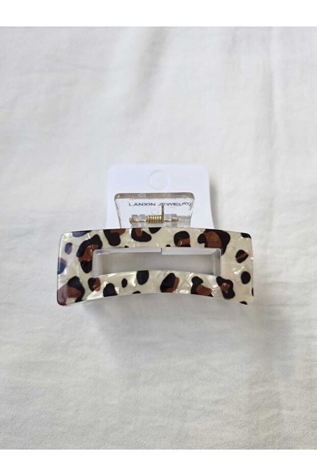 Leopard Print Bone Clasp Buckle