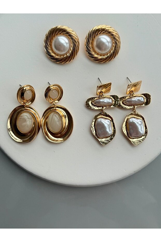 Çelik Mineli Küpe - 2