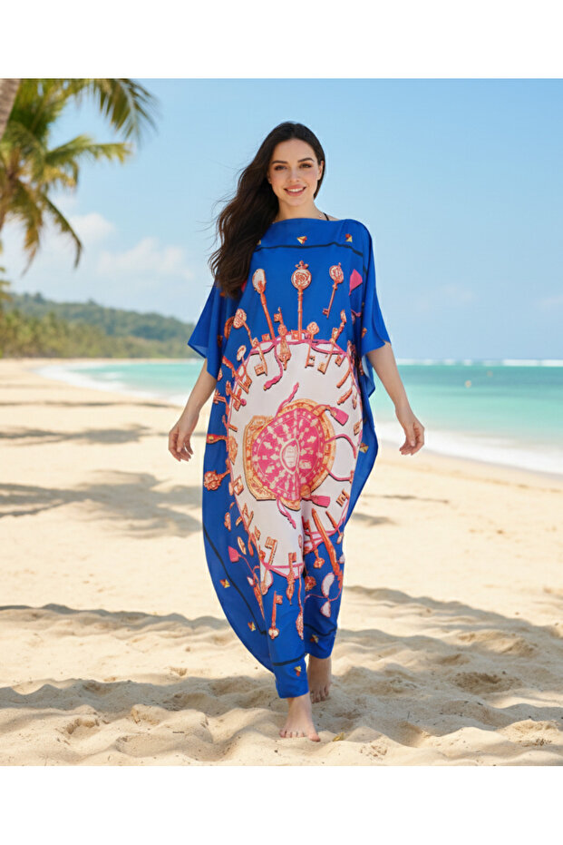 Graphic print jalabiya