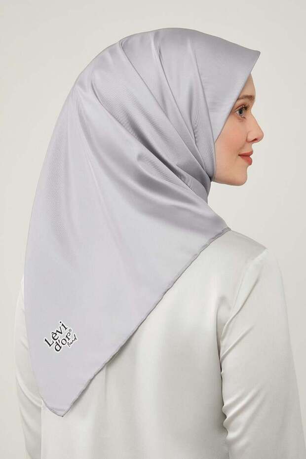 Eșarfă simplă GRAY Trend - 2