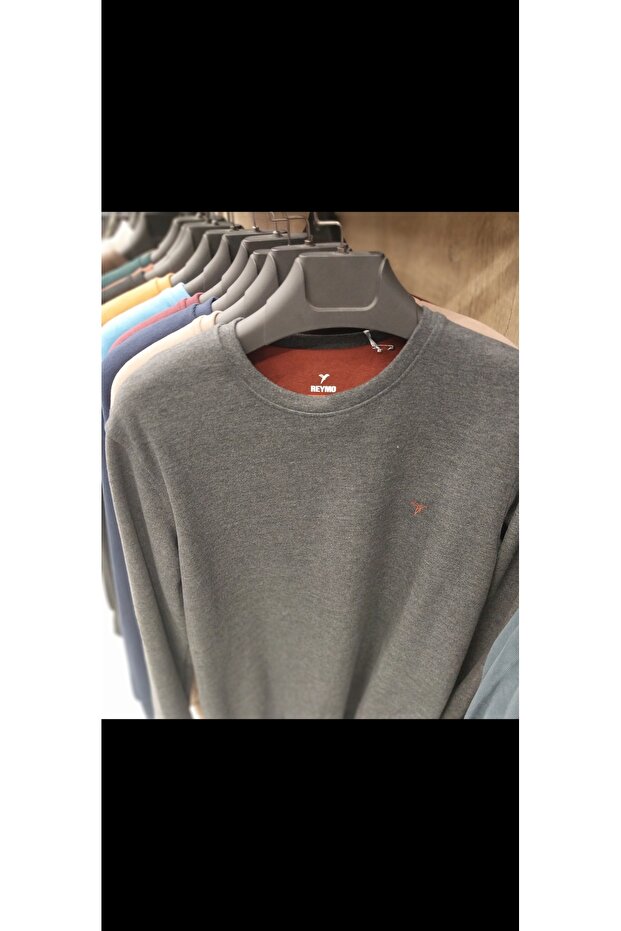Selanik Kumas Men's Sweater with a Crew Neck
