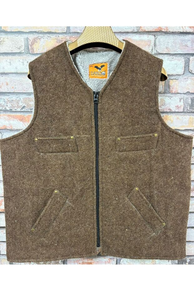 Peluşlu Aba Yelek 4XL Beden - 1