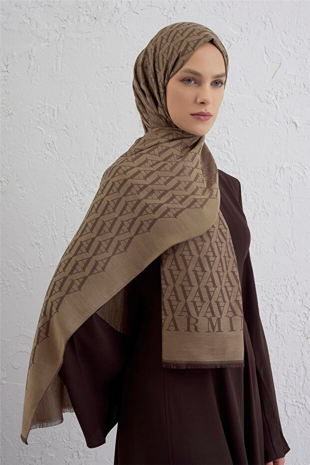 Monogram Pattern Edition Shawl 13 - 3