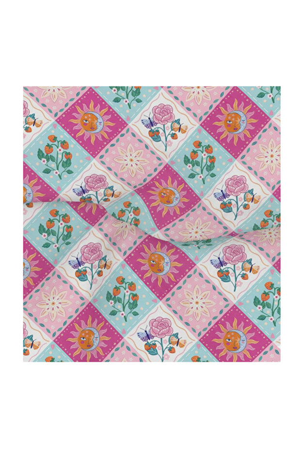 Patchwork Modern Patterned Digital Printed Upholstery Sofa Fabric, Throw Pillow, Cushion Covering Fabric