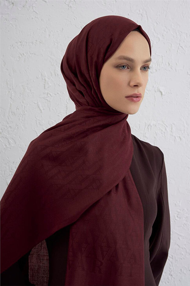 شال بنمط مونوغرام 05 - 1