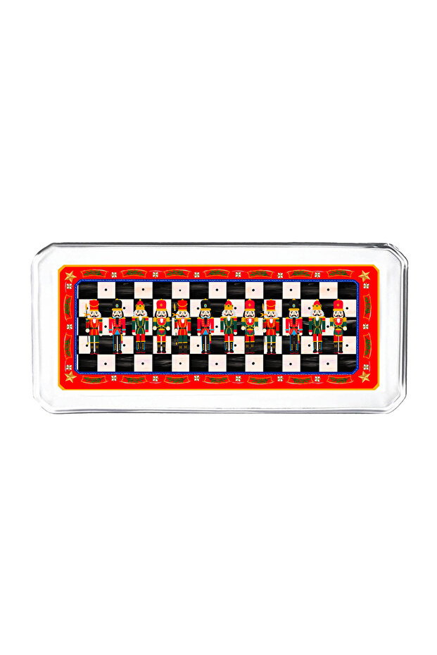 طبق زجاجي على شكل كسارة البندق