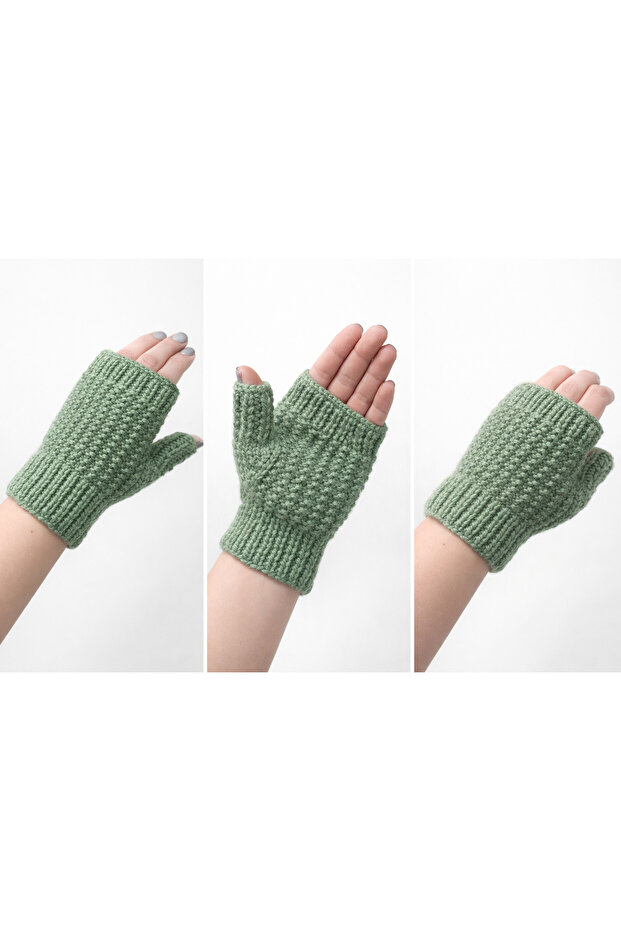 Yarım Yün Eldiven - 4