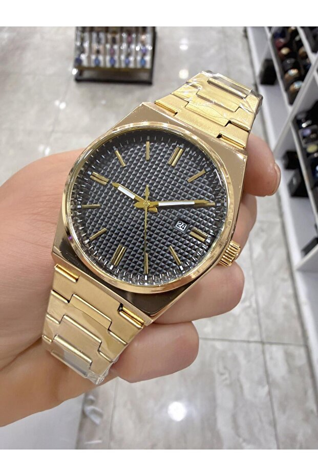 Çelik Kordon Takvimli Erkek Kol Saati - 3