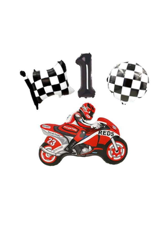 Mini Party Store Racing Motorcycle Set
