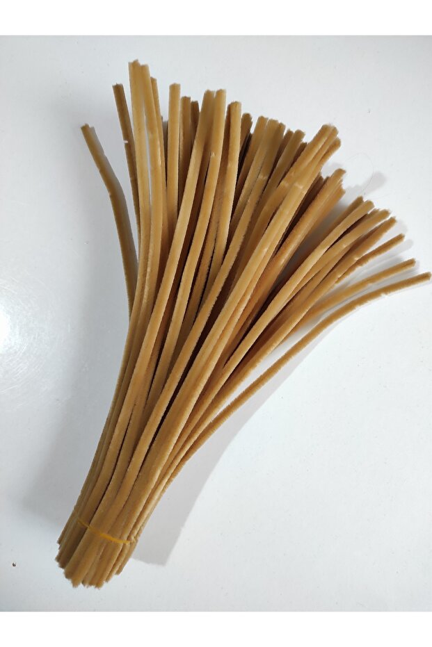 25 Pieces of Beige Chenille, Fuzzy Wire Suitable for Flower Making, 30 cm 6 mm
