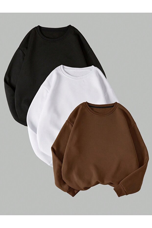 3 Thread Bicycle Collar Sweatshirt
