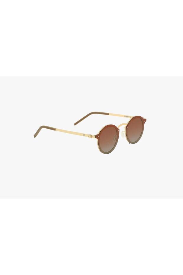 Lifestyle Riviera Round Frame Sunglasses with Stainless Steel Frame & UV400 Protection