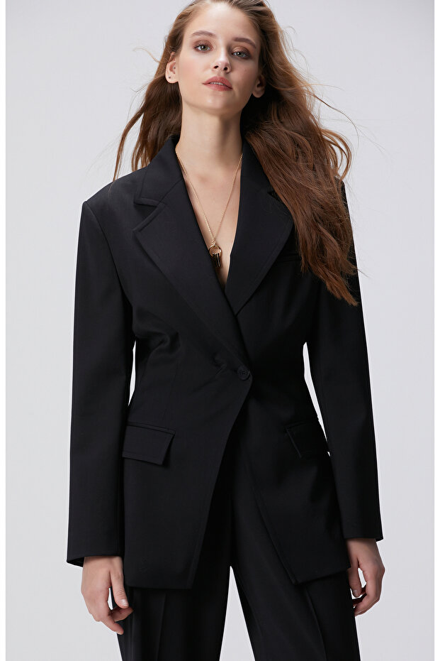 Siyah Yün Ceket - 1