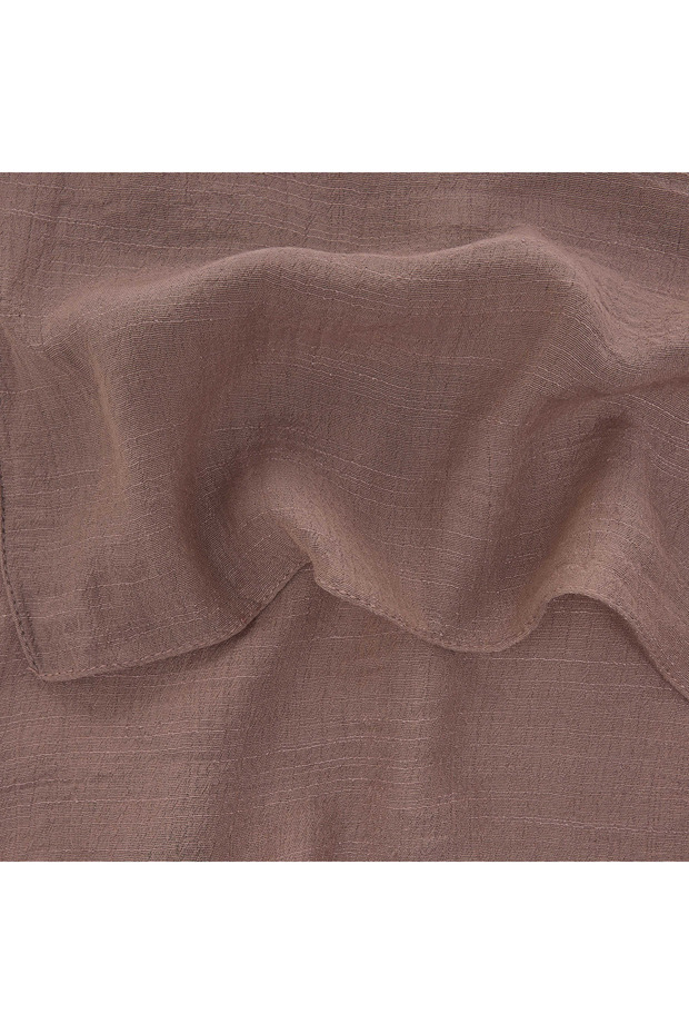 Solid Linen Scarf - 4