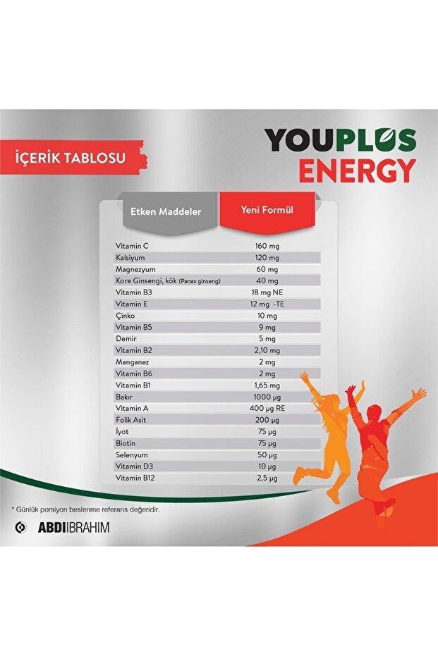 Energy 30 Tablet + Vitamin B Complex 60 Tablet - 4