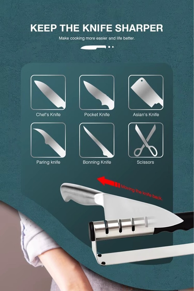 مبراة سكاكين ثلاثية المراحل - 3